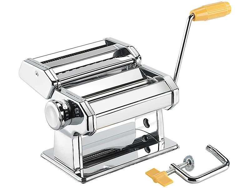 Rosenstein & Söhne Nudelmaschine:Nudel-Maschine NM-100, Schmale & Breite Bandnudeln 3 Rosenstein & Söhne Nudelmaschine:Nudel-Maschine NM-100, Schmale & Breite Bandnudeln