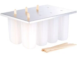 Rosenstein & Söhne Glaceformen:Eis-am-Stiel-Bereiter Mit 8 Eisformen Und 24 Holzstielen, 2er-Set -Rosenstein & Söhne Shop nc2834 2 1