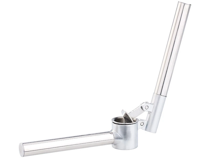 Rosenstein & Söhne Knoblauch Presser:2er-Set Knoblauchpressen Aus Edelstahl 5 Rosenstein & Söhne Knoblauch Presser:2er-Set Knoblauchpressen Aus Edelstahl – Bild 3