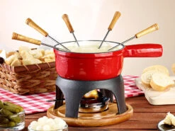 Rosenstein & Söhne Fonduepfanne:Käsefondue-Topf Aus Gusseisen, 16 Cm -Rosenstein & Söhne Shop nc2987 0 1