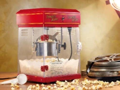Rosenstein & Söhne Profi Popcornmaschine:Profi-Popcorn-Maschine "Cinema" Mit Rollwagen Im Retro-Design -Rosenstein & Söhne Shop nc3237 1 1