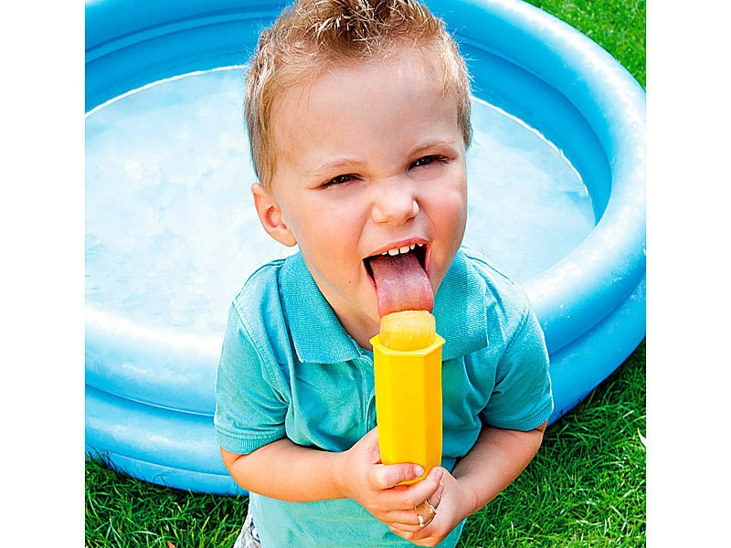 PEARL Silikonformen Eis:Silikon-Formen "Eis Banane" Für Speiseeis, 4er-Set 6 PEARL Silikonformen Eis:Silikon-Formen "Eis Banane" Für Speiseeis, 4er-Set – Bild 4