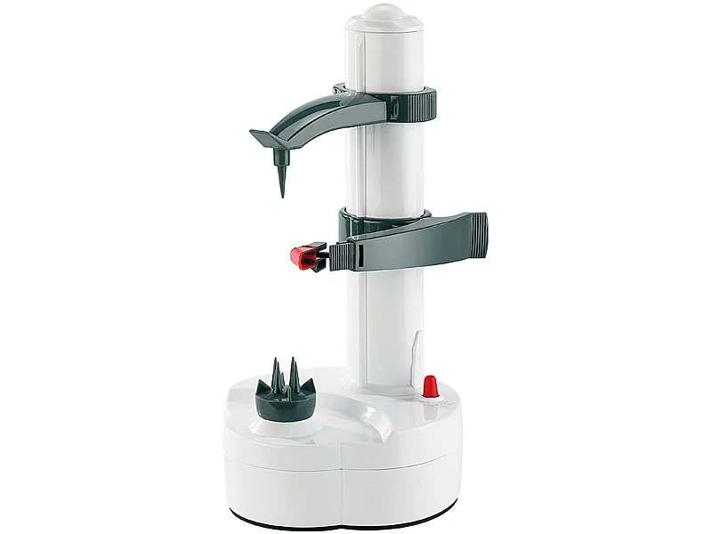 Rosenstein & Söhne Kartoffelschäler:Elektrischer Obst- Und Gemüseschäler, Edelstahl-Klinge 4 Rosenstein & Söhne Kartoffelschäler:Elektrischer Obst- Und Gemüseschäler, Edelstahl-Klinge – Bild 2