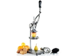 Rosenstein & Söhne Saftpresse:Profi Gastro 3in1: Zitruspresse, Apfel-, Gemüse-, Pommes-Schneider, XL -Rosenstein & Söhne Shop nc3548 3