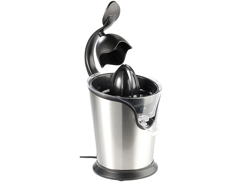 Rosenstein & Söhne Elektrische Saftpresse:Elektrische Zitruspresse Aus Edelstahl, 100 Watt 3 Rosenstein & Söhne Elektrische Saftpresse:Elektrische Zitruspresse Aus Edelstahl, 100 Watt – Bild 2