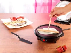 Rosenstein & Söhne Mini Crepes Maker:Elektrischer Mini-Crêpes-Maker, 500 Watt, Ø 18 Cm -Rosenstein & Söhne Shop nc3626 1 1