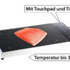 Rosenstein & Söhne Ceran Grill:Tisch-Glasgrill Mit Touchpad Und Timer, 800 W, Bis 300 °C 2 Rosenstein & Söhne Ceran Grill:Tisch-Glasgrill Mit Touchpad Und Timer, 800 W, Bis 300 °C -Rosenstein & Söhne Shop nc3664 2
