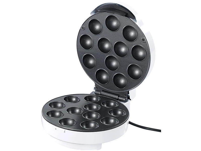 Rosenstein & Söhne Popcake Maker:Cakepop-Maker Für 12 Leckere Miniküchlein Pro Durchgang, 750 Watt 4 Rosenstein & Söhne Popcake Maker:Cakepop-Maker Für 12 Leckere Miniküchlein Pro Durchgang, 750 Watt – Bild 2
