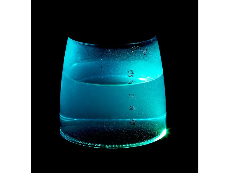 Rosenstein & Söhne Wasserkocher Glas:Wasserkocher, Temperaturabhängige LED-Beleuchtung, 1,7 Liter, 2200 W 6 Rosenstein & Söhne Wasserkocher Glas:Wasserkocher, Temperaturabhängige LED-Beleuchtung, 1,7 Liter, 2200 W – Bild 4