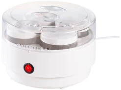 PEARL Joghurt-Gerät:Joghurt-Maker Mit 4 Portions-Gläsern Je 150 Ml, Versandrückläufer 11 PEARL Joghurt-Gerät:Joghurt-Maker Mit 4 Portions-Gläsern Je 150 Ml, Versandrückläufer -Rosenstein & Söhne Shop nc3689 1