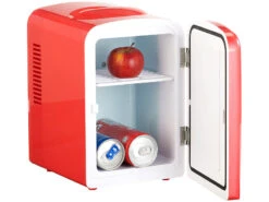 Rosenstein & Söhne Mini Dosen Kühlschrank:Mini-Kühlschrank Mit Warmhalte-Funktion, 4 Liter, Für 12/230 Volt, Rot -Rosenstein & Söhne Shop nc3729 2