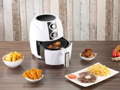 Rosenstein & Söhne Heißluftfritteusen:Multi-Heißluft-Fritteuse Zum Fettarmen Frittieren, 1.400 W, 2,5 L -Rosenstein & Söhne Shop nc3753 9