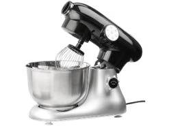 Rosenstein & Söhne Knetmaschine:Küchenmaschine KM-6618 Im Retro-Design, 1200 Watt