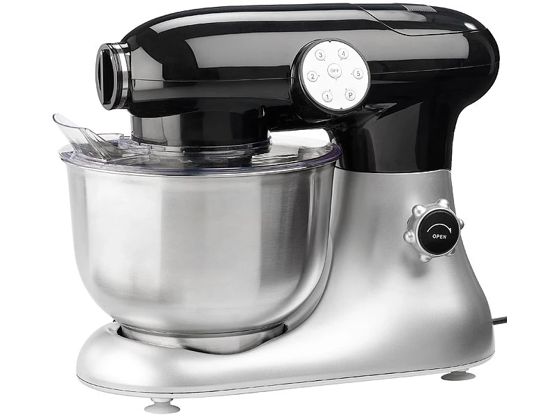 Rosenstein & Söhne Teigmaschine:Küchenmaschine KM-6618, Inkl. Umfangreiches Zubehör 16 Rosenstein & Söhne Teigmaschine:Küchenmaschine KM-6618, Inkl. Umfangreiches Zubehör – Bild 14