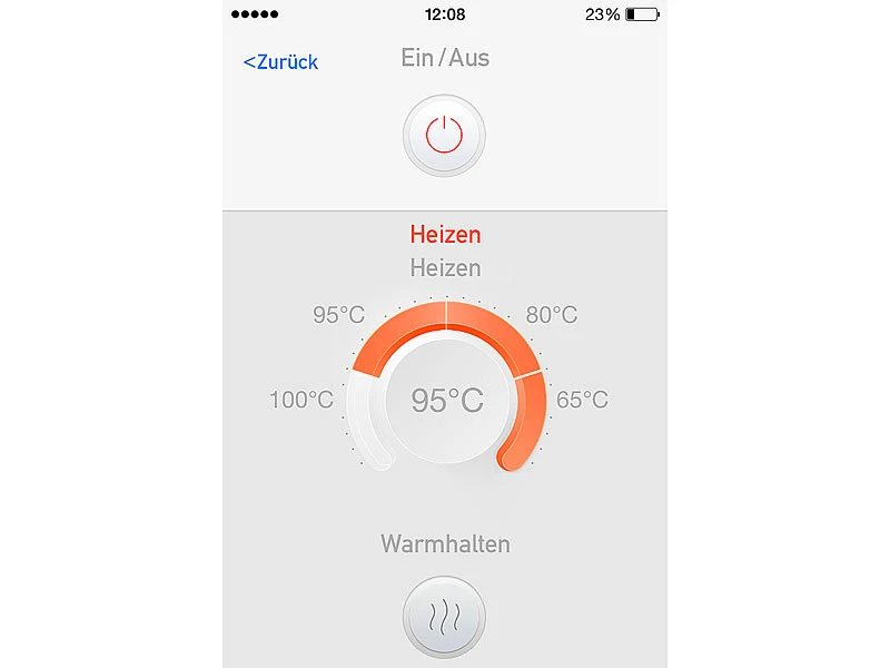 Rosenstein & Söhne Design-Wasserkocher:Glas-Wasserkocher Mit Warmhaltefunktion, 4 Temperaturen, 1,2 L, 1200 W 8 Rosenstein & Söhne Design-Wasserkocher:Glas-Wasserkocher Mit Warmhaltefunktion, 4 Temperaturen, 1,2 L, 1200 W – Bild 6