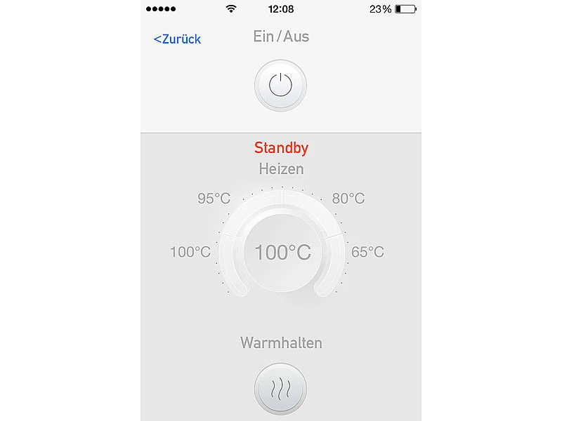 Rosenstein & Söhne Design-Wasserkocher:Glas-Wasserkocher Mit Warmhaltefunktion, 4 Temperaturen, 1,2 L, 1200 W 9 Rosenstein & Söhne Design-Wasserkocher:Glas-Wasserkocher Mit Warmhaltefunktion, 4 Temperaturen, 1,2 L, 1200 W – Bild 7