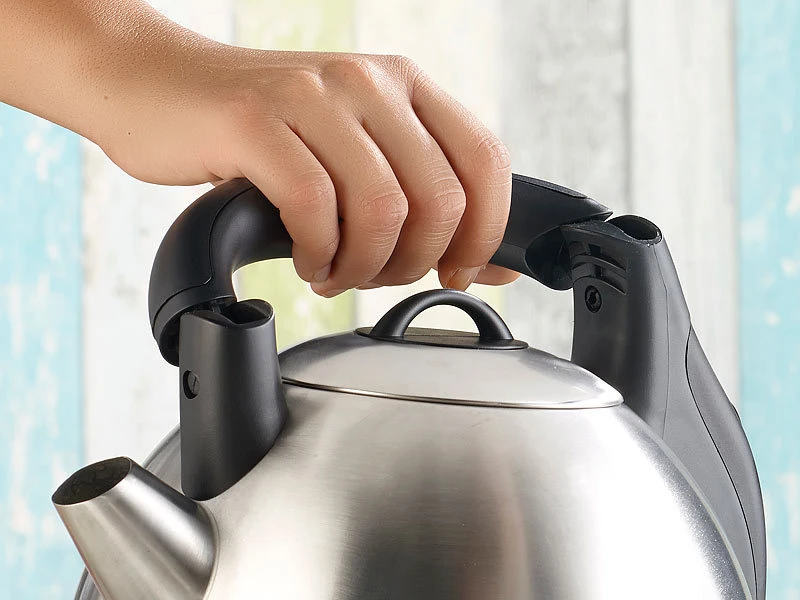 Rosenstein & Söhne Wasserkessel:XXL-Edelstahl-Wasserkocher WSK-200.mx, 3,8 Liter 4 Rosenstein & Söhne Wasserkessel:XXL-Edelstahl-Wasserkocher WSK-200.mx, 3,8 Liter – Bild 2