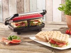 Rosenstein & Söhne Panini Sandwich Maker:Panini-, Sandwich- & Kontaktgrill CG-2510, 1.000 W -Rosenstein & Söhne Shop nc3831 3