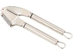 PEARL Knoblauchquetsche:2er-Set Massive XL-Edelstahl-Knoblauchpressen, Ausklappbare Loch-Siebe 17 PEARL Knoblauchquetsche:2er-Set Massive XL-Edelstahl-Knoblauchpressen, Ausklappbare Loch-Siebe -Rosenstein & Söhne Shop nc5844 1