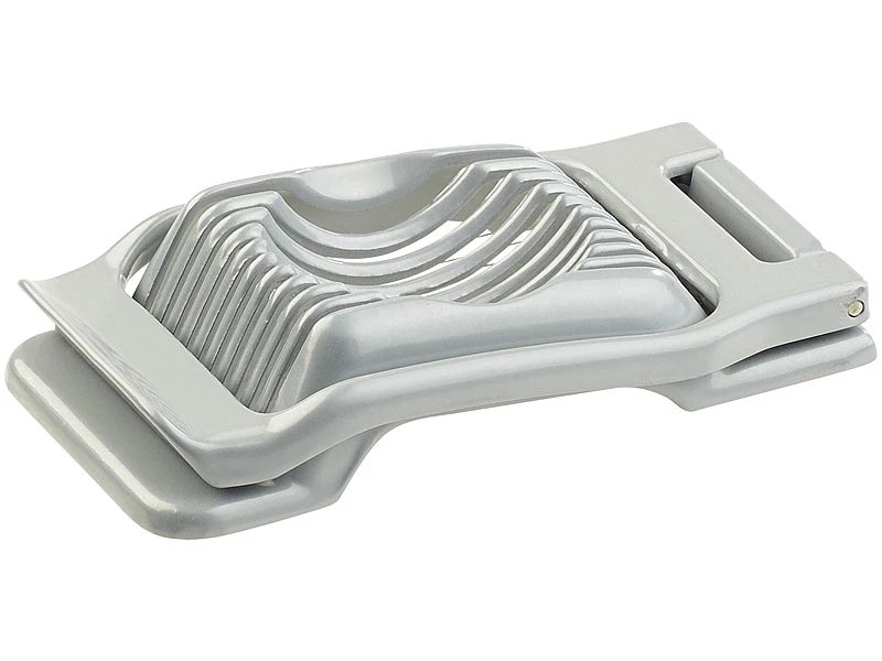 Rosenstein & Söhne Gemüseschneider:2er-Set Vollmetall-Eierschneider Mit Je10 Edelstahl-Drähten 6 Rosenstein & Söhne Gemüseschneider:2er-Set Vollmetall-Eierschneider Mit Je10 Edelstahl-Drähten – Bild 4