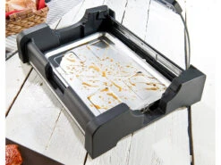 Rosenstein & Söhne Tischgrill Mit Deckel:Tischgrill Mit Glasdeckel, Keramik-beschichtete Grillplatte, 1.650 W -Rosenstein & Söhne Shop nc5917 12