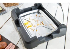 Rosenstein & Söhne Elektrogrill:XL-Tischgrill M. Glasdeckel, Keramik-beschichtete Grillplatte, 2.200 W -Rosenstein & Söhne Shop nc5918 12