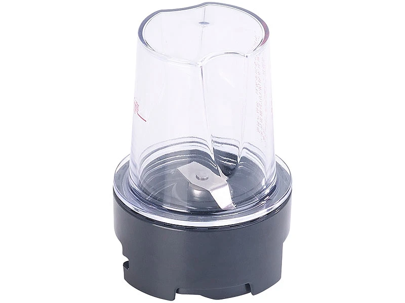 Rosenstein & Söhne Mixer Mit Vakuumpumpe:Mahl-Aufsatz Mit Edelstahl-Klinge Und Becher Für 2in1-Vakuum-Mixer 4 Rosenstein & Söhne Mixer Mit Vakuumpumpe:Mahl-Aufsatz Mit Edelstahl-Klinge Und Becher Für 2in1-Vakuum-Mixer – Bild 2