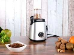 Rosenstein & Söhne Mixer Mit Vakuumpumpe:Mahl-Aufsatz Mit Edelstahl-Klinge Und Becher Für 2in1-Vakuum-Mixer 12 Rosenstein & Söhne Mixer Mit Vakuumpumpe:Mahl-Aufsatz Mit Edelstahl-Klinge Und Becher Für 2in1-Vakuum-Mixer -Rosenstein & Söhne Shop nx1356 3