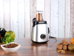 Rosenstein & Söhne Mixer Mit Vakuumpumpe:Mahl-Aufsatz Mit Edelstahl-Klinge Und Becher Für 2in1-Vakuum-Mixer 13 Rosenstein & Söhne Mixer Mit Vakuumpumpe:Mahl-Aufsatz Mit Edelstahl-Klinge Und Becher Für 2in1-Vakuum-Mixer -Rosenstein & Söhne Shop nx1356 4