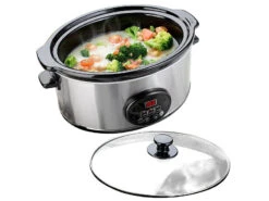 Rosenstein & Söhne Mini-Schongarer:Schongarer Mit Keramik-Einsatz 4,5 L, 2 TemperaturenVersandrückläufer -Rosenstein & Söhne Shop nx3178 8