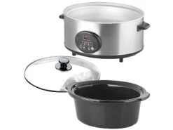 Rosenstein & Söhne Mini-Schongarer:Schongarer Mit Keramik-Einsatz 4,5 L, 2 TemperaturenVersandrückläufer -Rosenstein & Söhne Shop nx3178 9