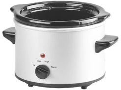 Rosenstein & Söhne Slowcooker:Elektrischer Schongarer, Keramik-Gartopf, Glasdeckel, 1,4 Liter, 100 W -Rosenstein & Söhne Shop nx3199 0