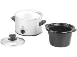 Rosenstein & Söhne Slowcooker:Elektrischer Schongarer, Keramik-Gartopf, Glasdeckel, 1,4 Liter, 100 W -Rosenstein & Söhne Shop nx3199 1