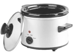 Rosenstein & Söhne Slowcooker:Elektrischer Schongarer, Keramik-Gartopf, Glasdeckel, 1,4 Liter, 100 W -Rosenstein & Söhne Shop nx3199 4