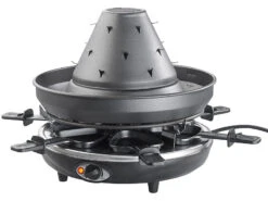 Rosenstein & Söhne Fondue Raclette:Elektrischer 3in1-Tatarenhut- & Raclette-Grill Versandrückläufer 14 Rosenstein & Söhne Fondue Raclette:Elektrischer 3in1-Tatarenhut- & Raclette-Grill Versandrückläufer -Rosenstein & Söhne Shop nx3214 1 1