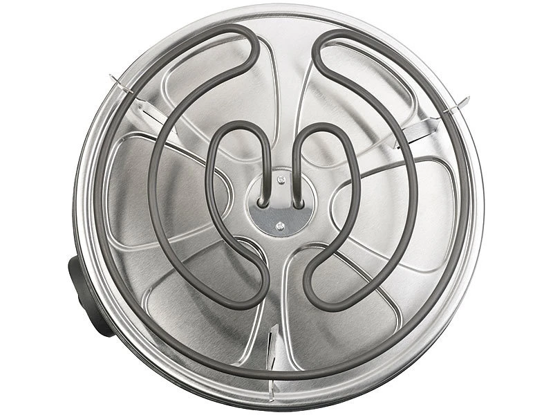 Rosenstein & Söhne Fondue Raclette:Elektrischer 3in1-Tatarenhut- & Raclette-Grill Versandrückläufer 11 Rosenstein & Söhne Fondue Raclette:Elektrischer 3in1-Tatarenhut- & Raclette-Grill Versandrückläufer – Bild 9