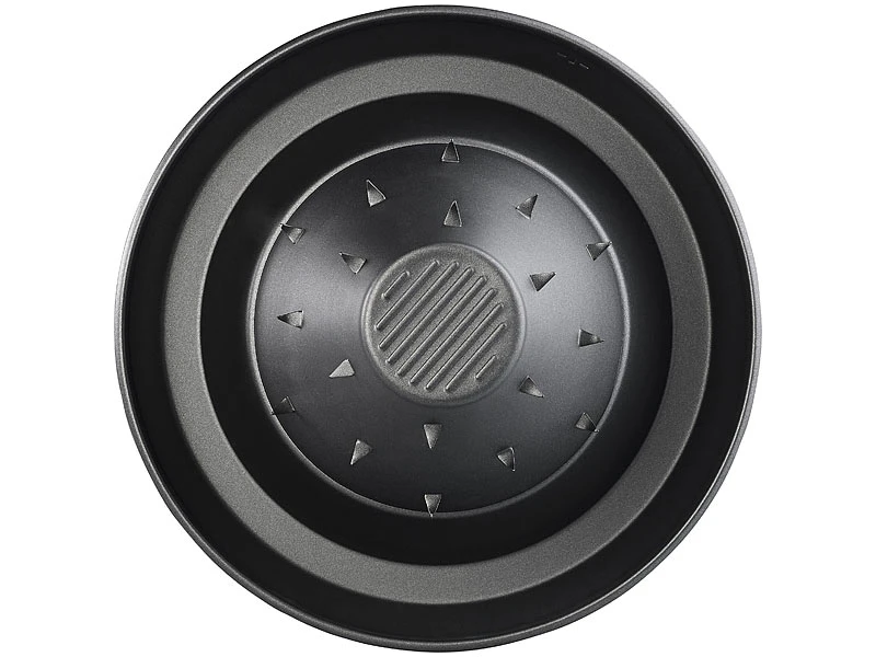 Rosenstein & Söhne Fondue Raclette:Elektrischer 3in1-Tatarenhut- & Raclette-Grill Versandrückläufer 12 Rosenstein & Söhne Fondue Raclette:Elektrischer 3in1-Tatarenhut- & Raclette-Grill Versandrückläufer – Bild 10