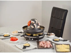 Rosenstein & Söhne Fondue Raclette:Elektrischer 3in1-Tatarenhut- & Raclette-Grill Versandrückläufer 18 Rosenstein & Söhne Fondue Raclette:Elektrischer 3in1-Tatarenhut- & Raclette-Grill Versandrückläufer -Rosenstein & Söhne Shop nx3214 6 1