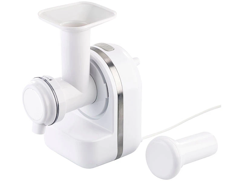 Rosenstein & Söhne Gemüsereibe:3in1 Dessert-Maker, Gemüse-Reibe & Saftpresse, 150 Watt 7 Rosenstein & Söhne Gemüsereibe:3in1 Dessert-Maker, Gemüse-Reibe & Saftpresse, 150 Watt – Bild 5