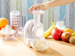 Rosenstein & Söhne Gemüsereibe:3in1 Dessert-Maker, Gemüse-Reibe & Saftpresse, 150 Watt 21 Rosenstein & Söhne Gemüsereibe:3in1 Dessert-Maker, Gemüse-Reibe & Saftpresse, 150 Watt -Rosenstein & Söhne Shop nx3893 4