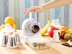 Rosenstein & Söhne Gemüsereibe:3in1 Dessert-Maker, Gemüse-Reibe & Saftpresse, 150 Watt 22 Rosenstein & Söhne Gemüsereibe:3in1 Dessert-Maker, Gemüse-Reibe & Saftpresse, 150 Watt -Rosenstein & Söhne Shop nx3893 5