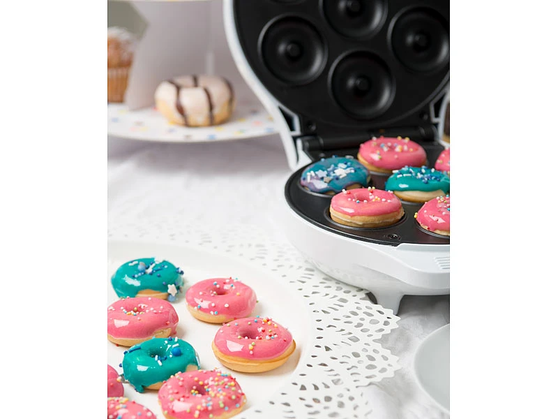 Rosenstein & Söhne Waffeleisen Donut:Mini-Donut-Maker, Antihaftbeschichtet, 1.000 Watt Versandrückläufer 7 Rosenstein & Söhne Waffeleisen Donut:Mini-Donut-Maker, Antihaftbeschichtet, 1.000 Watt Versandrückläufer – Bild 5