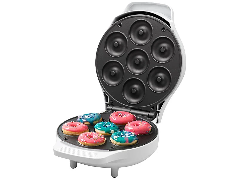 Rosenstein & Söhne Waffeleisen Donut:Mini-Donut-Maker, Antihaftbeschichtet, 1.000 Watt Versandrückläufer 3 Rosenstein & Söhne Waffeleisen Donut:Mini-Donut-Maker, Antihaftbeschichtet, 1.000 Watt Versandrückläufer
