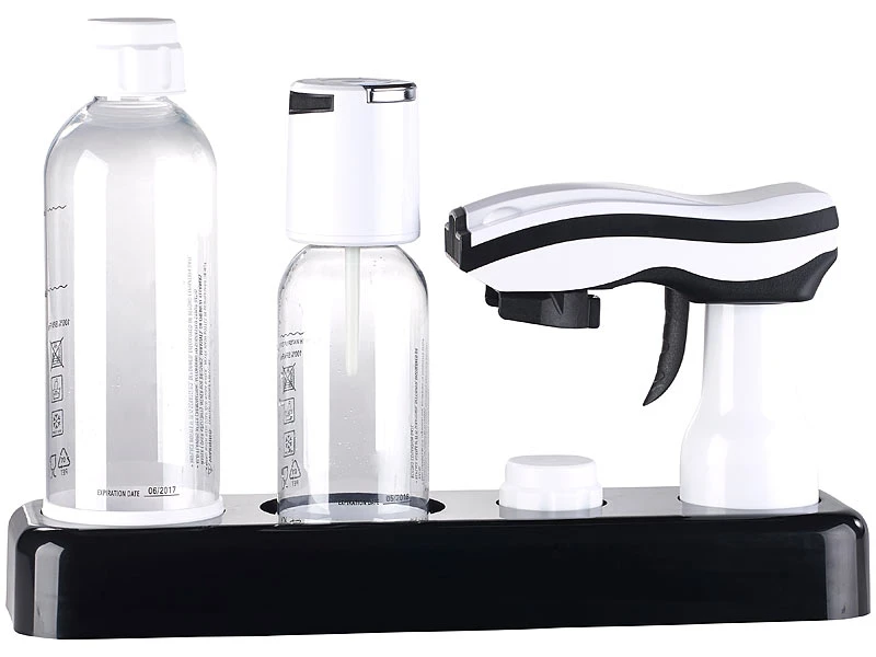 Rosenstein & Söhne Wassersprudler:Getränke-Sprudler Für Soda-Wasser, Softdrinks, Saft-Schorle, Limonade 3 Rosenstein & Söhne Wassersprudler:Getränke-Sprudler Für Soda-Wasser, Softdrinks, Saft-Schorle, Limonade