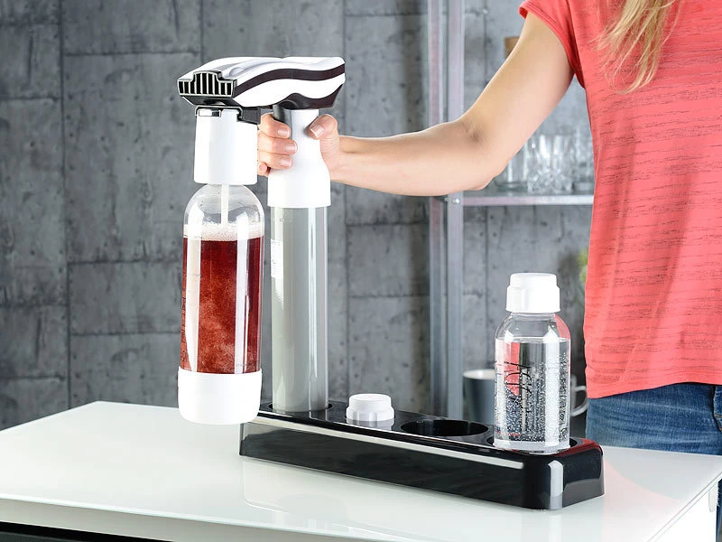 Rosenstein & Söhne Wassersprudler:Getränke-Sprudler Für Soda-Wasser, Softdrinks, Saft-Schorle, Limonade 5 Rosenstein & Söhne Wassersprudler:Getränke-Sprudler Für Soda-Wasser, Softdrinks, Saft-Schorle, Limonade – Bild 3