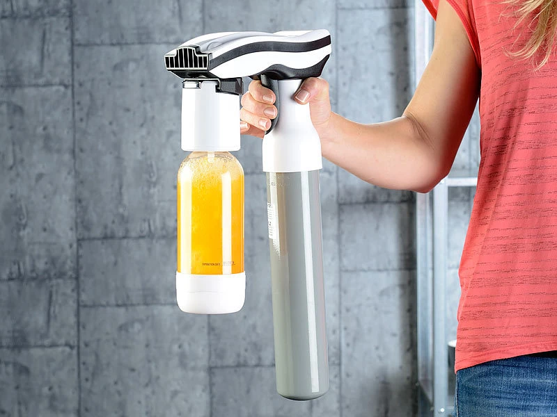 Rosenstein & Söhne Wassersprudler:Getränke-Sprudler Für Soda-Wasser, Softdrinks, Saft-Schorle, Limonade 11 Rosenstein & Söhne Wassersprudler:Getränke-Sprudler Für Soda-Wasser, Softdrinks, Saft-Schorle, Limonade – Bild 9