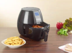 Rosenstein & Söhne Heißluft Kocher:Digitale Multi-Heißluft-Fritteuse Mit 8 Programmen, 1.500 W, 3,2 L -Rosenstein & Söhne Shop nx5760 12