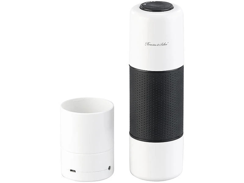 Rosenstein & Söhne 12 Volt Espressomaschine:Manueller Mini-Espresso-Maker Mit 12-Volt-Wassererhitzer, 10 G/100 Ml 12 Rosenstein & Söhne 12 Volt Espressomaschine:Manueller Mini-Espresso-Maker Mit 12-Volt-Wassererhitzer, 10 G/100 Ml – Bild 10