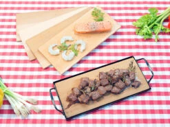 Rosenstein & Söhne Grillbrettchen:5er-Set Zedernholz-Grillbretter Für Holzkohle- & Gasgrills -Rosenstein & Söhne Shop nx6047 2 1