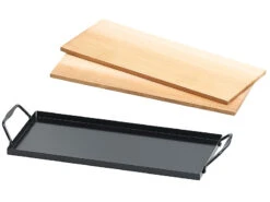 Rosenstein & Söhne Zedernholzbrett:2 Zedernholz-Grillbretter Für Holzkohle- & Gasgrills, Mit Metallrahmen